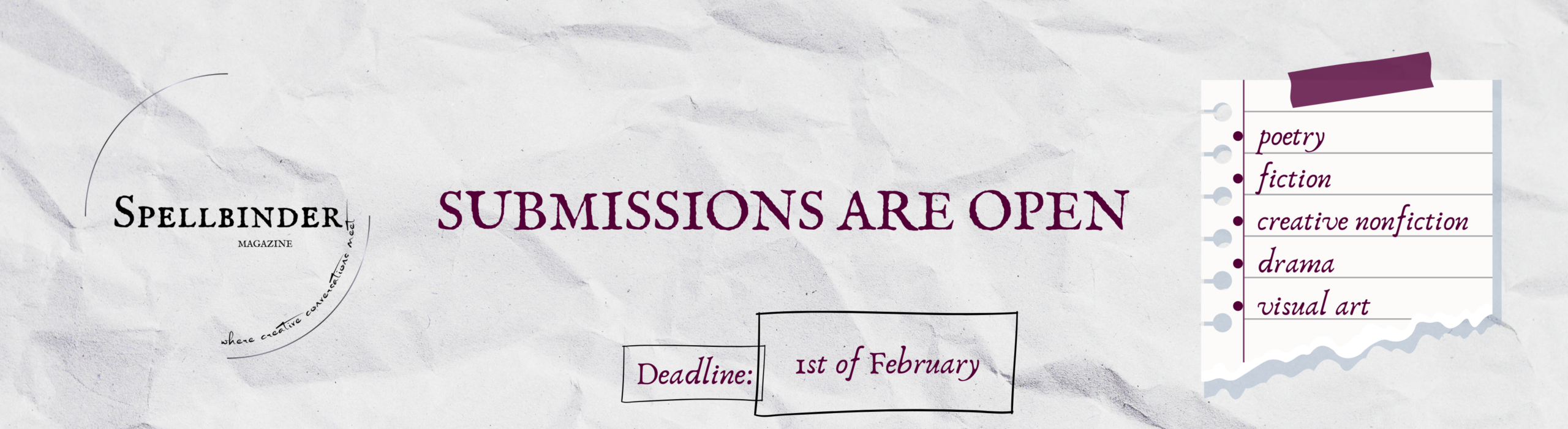 Slideshow Submissions Open